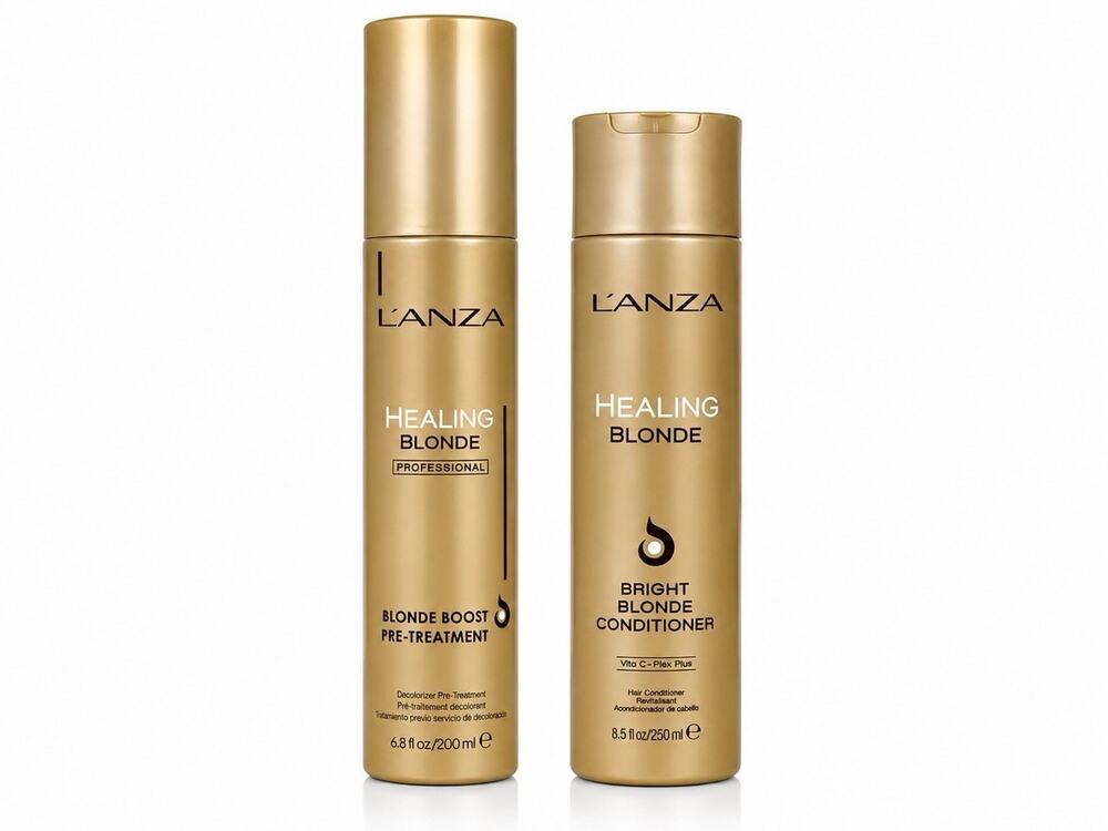 L’ANZA Healing Blonde Blonde Boost Pre-Treatment & Bright Blonde Conditioner Set